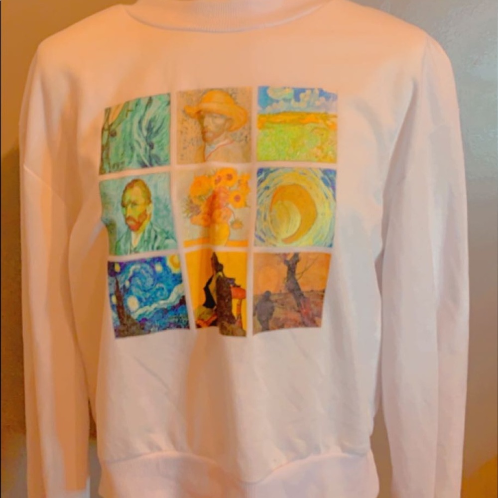 vincent van gogh crew neck